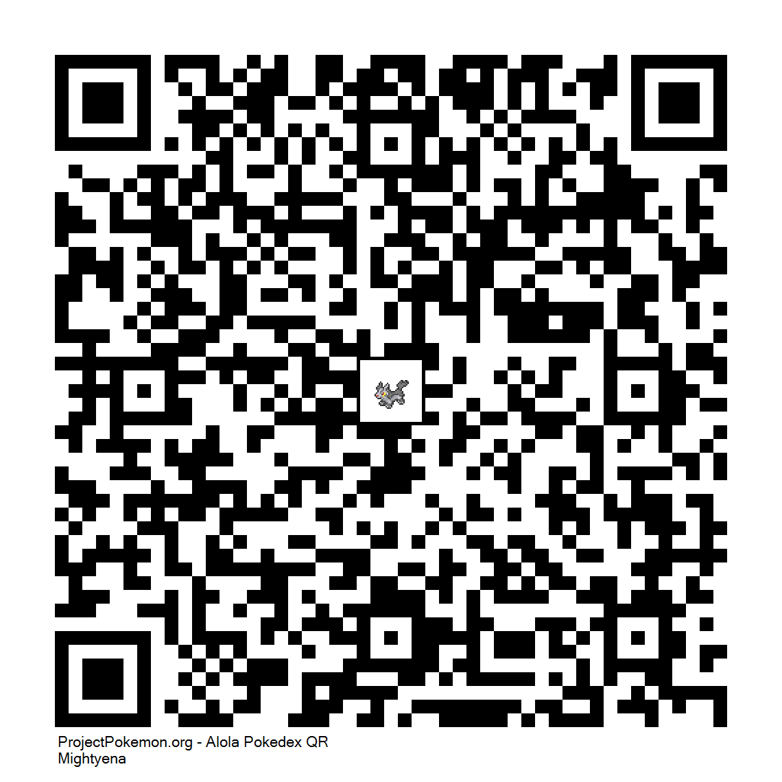 Cdigo QR de Mightyena
